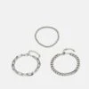 Pier One 3 Pack - Bracelet - Silver-Coloured -Pier One 1537af0f3c6e4bcc8f1ebb86e208ea27