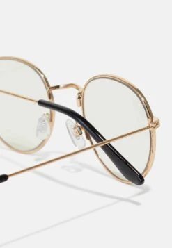 Pier One Unisex - Lunettes Anti-Lumière Bleue - Gold- Coloured -Pier One ac78d7d3c1554ff8bf47378090da46c3