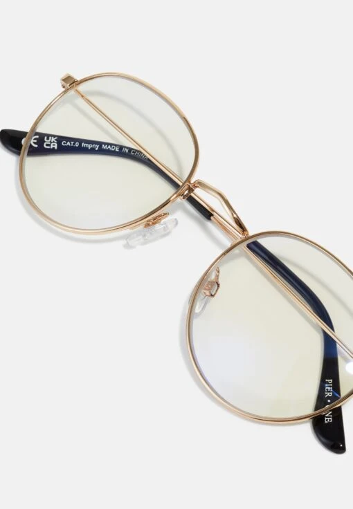 Pier One Unisex - Lunettes Anti-Lumière Bleue - Gold- Coloured -Pier One f33625ede44c4459b7dfbd3d3ec6aa31 scaled